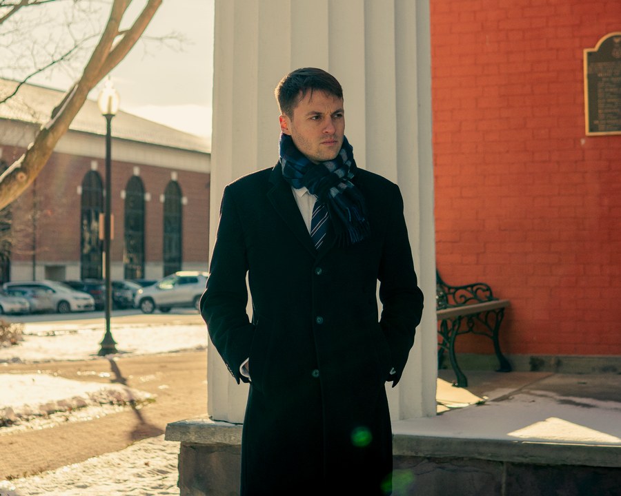 Tom Plan outside the courthouse